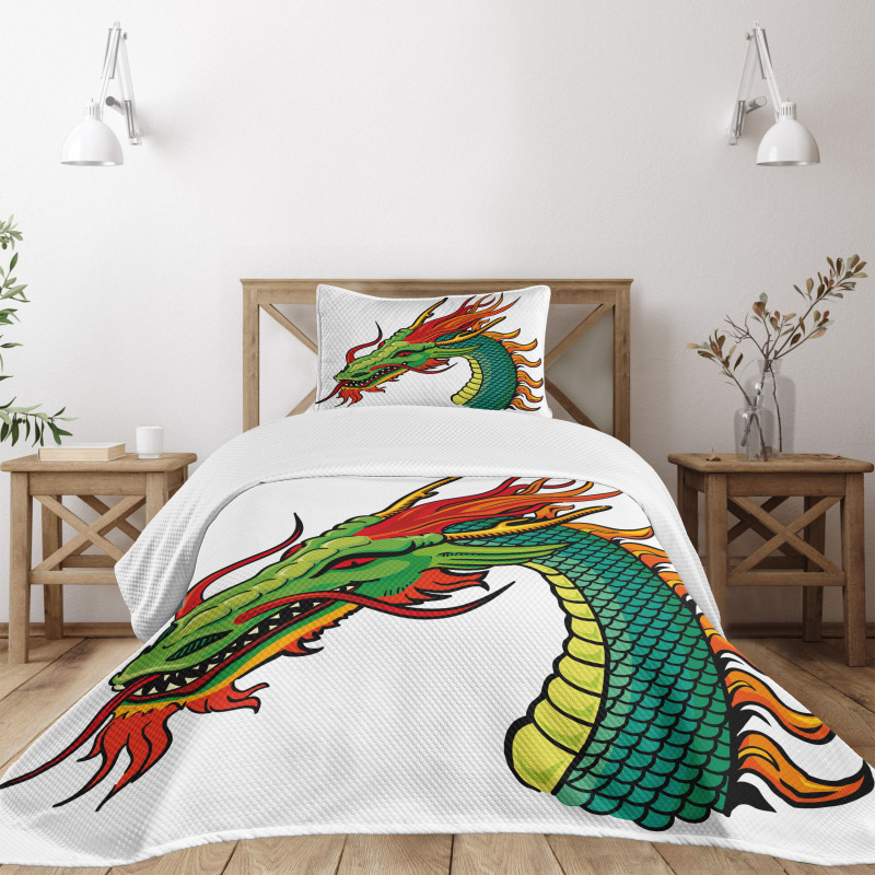 Monster Portrait Fantasy Bedspread Set