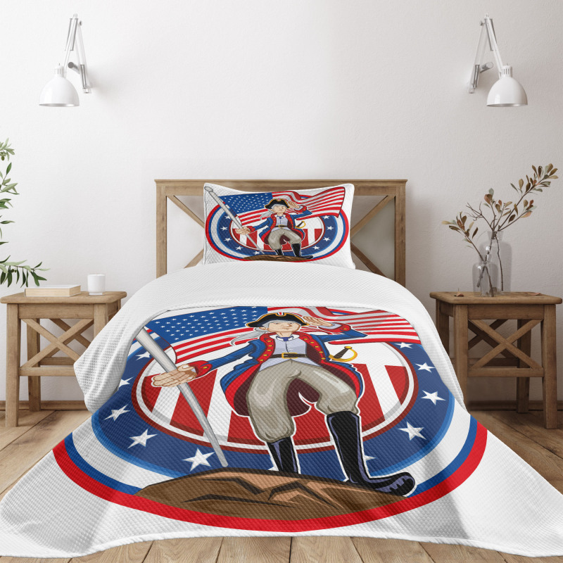 Patriot Emblem Bedspread Set