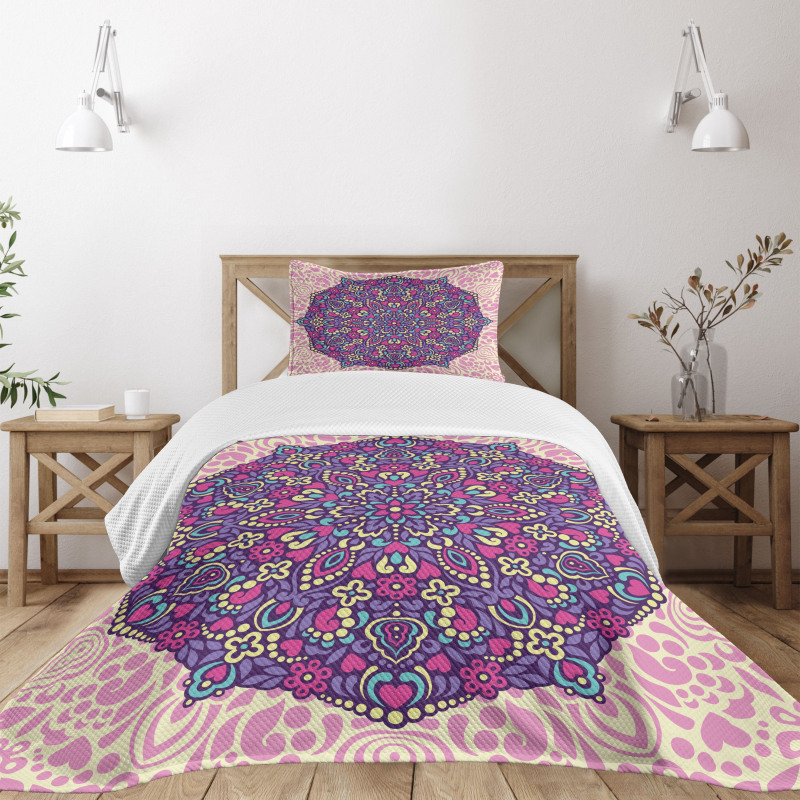 Floral Cosmos Bedspread Set