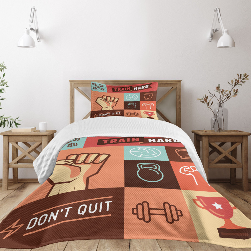 Training Achievement Bedspread Set