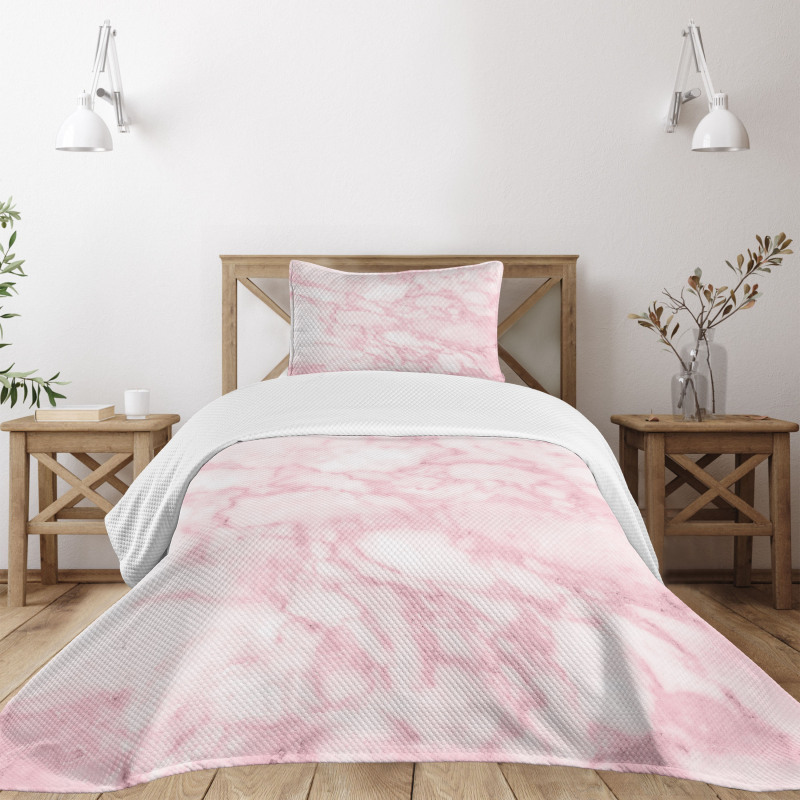 Soft Granite Texture Bedspread Set