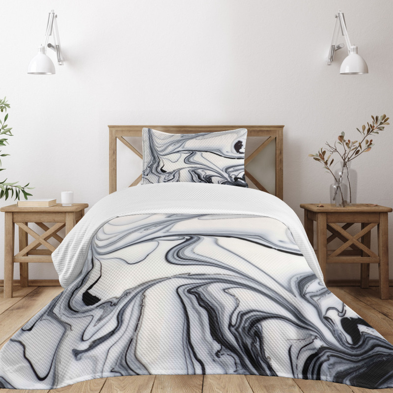 Trippy Unusual Forms Bedspread Set