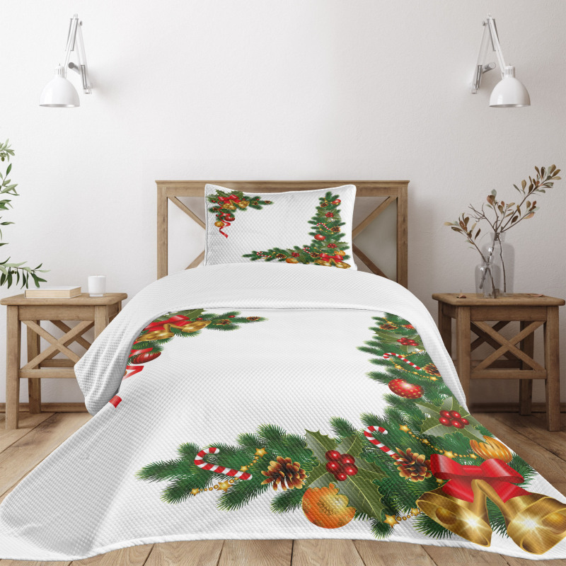 Tree Objects Bedspread Set