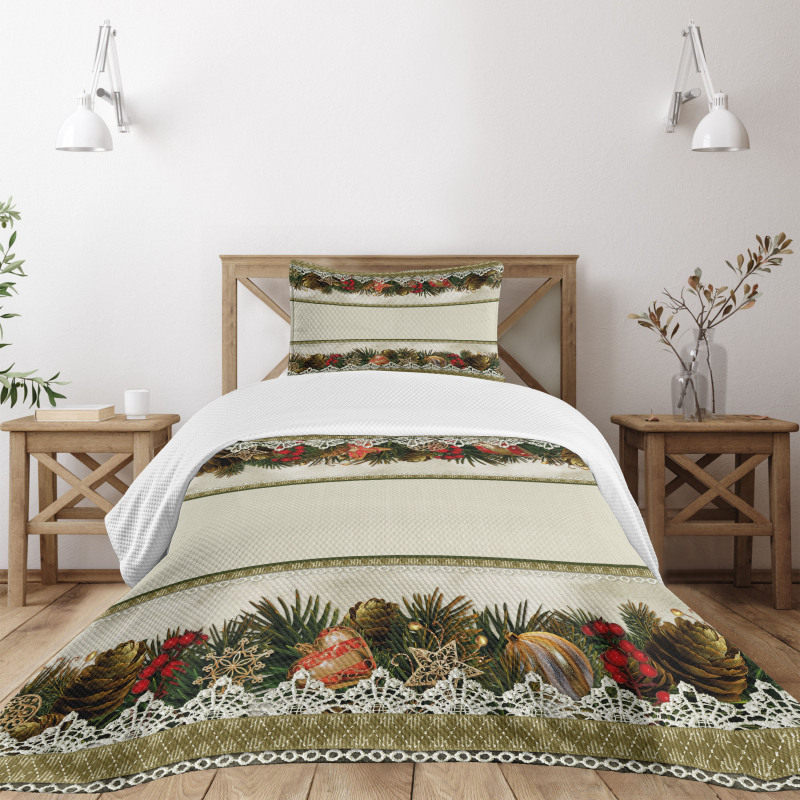 Vintage Ornate Nature Bedspread Set