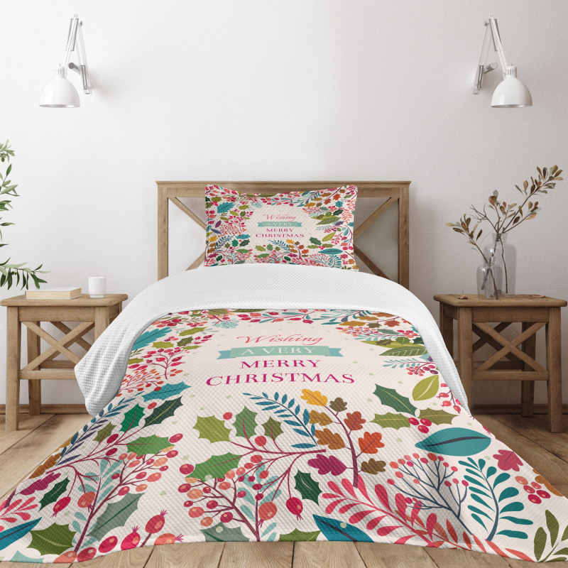 Blossoms Herbs Bedspread Set