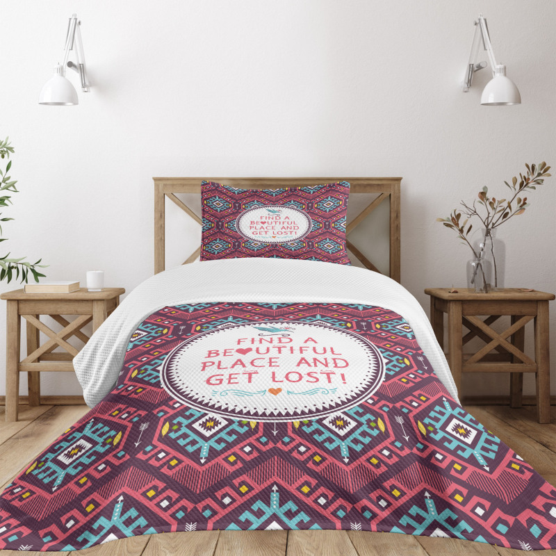 Hipster Tribal Bedspread Set