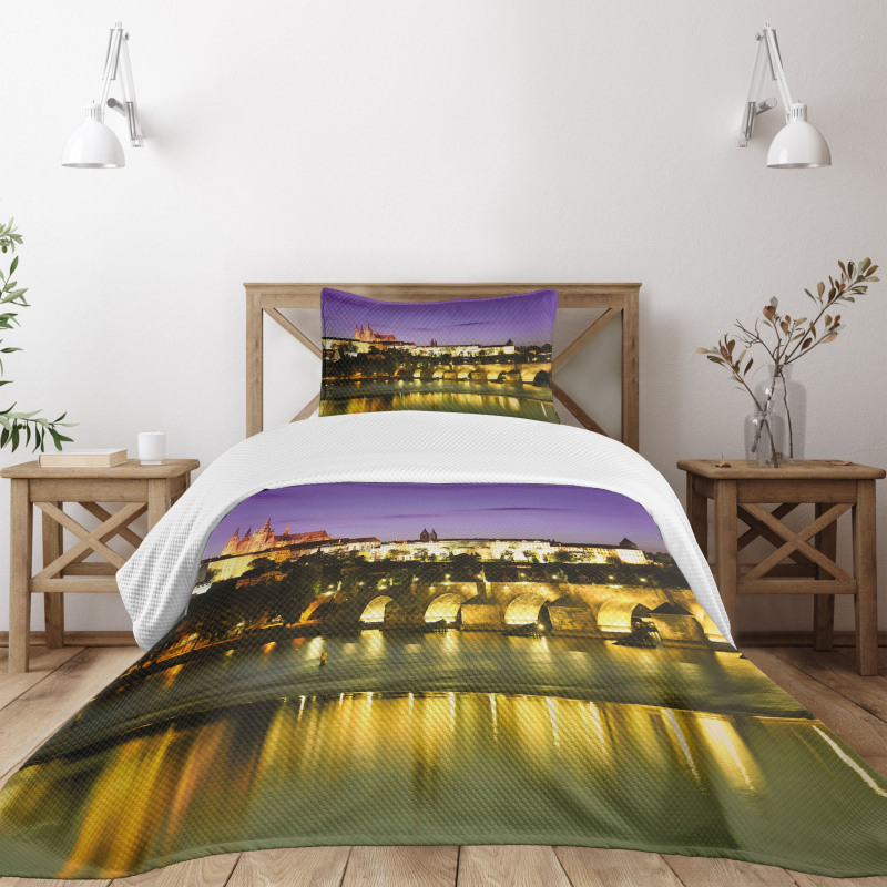 Charles Bridge Prague Bedspread Set