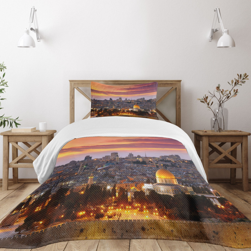 Old City Jerusalem Bedspread Set
