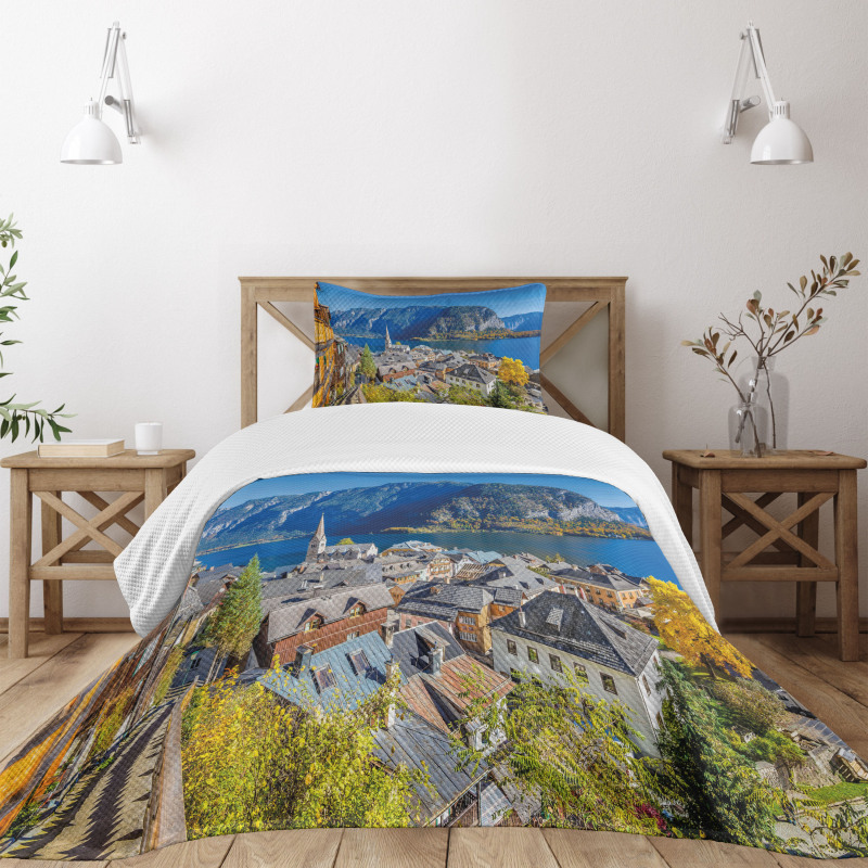 Mountain Village Austria Bedspread Set