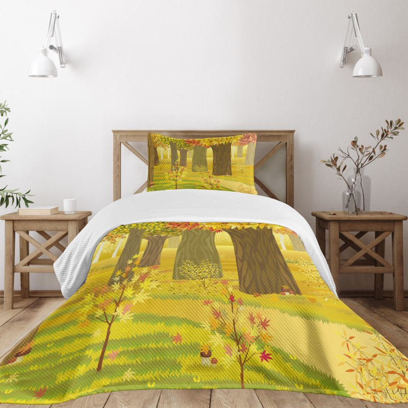 Fantasy Dreamlike Forest Bedspread Set