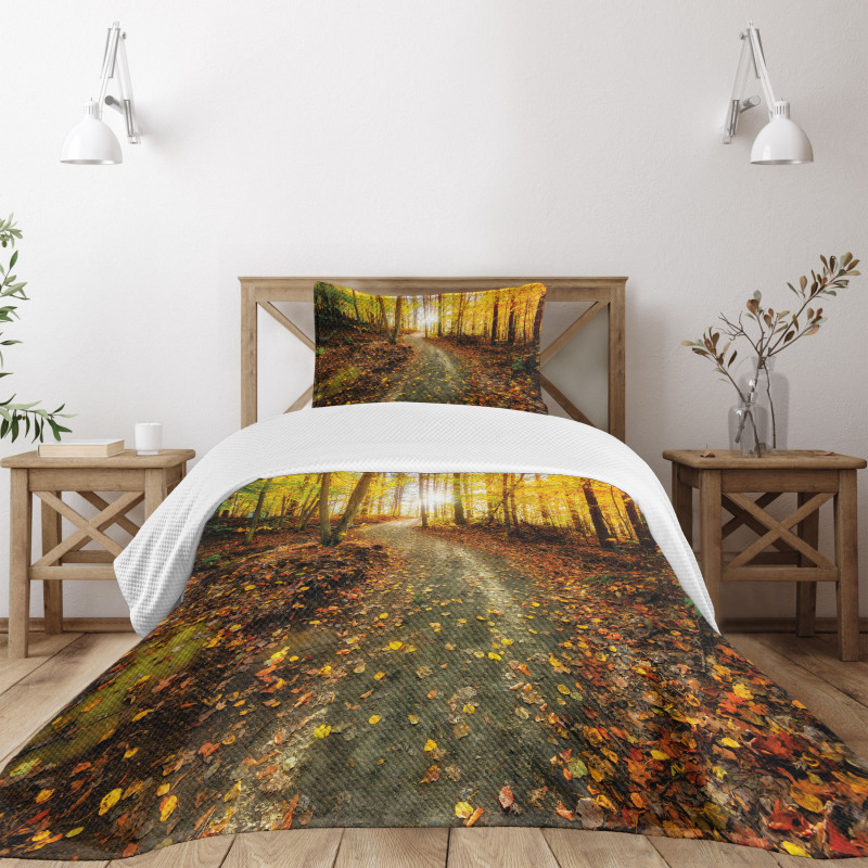 Early Morning in Woodland Bedspread Set