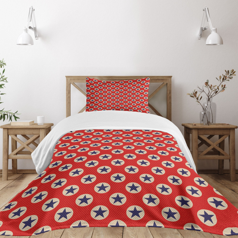 Stars Dots Bedspread Set