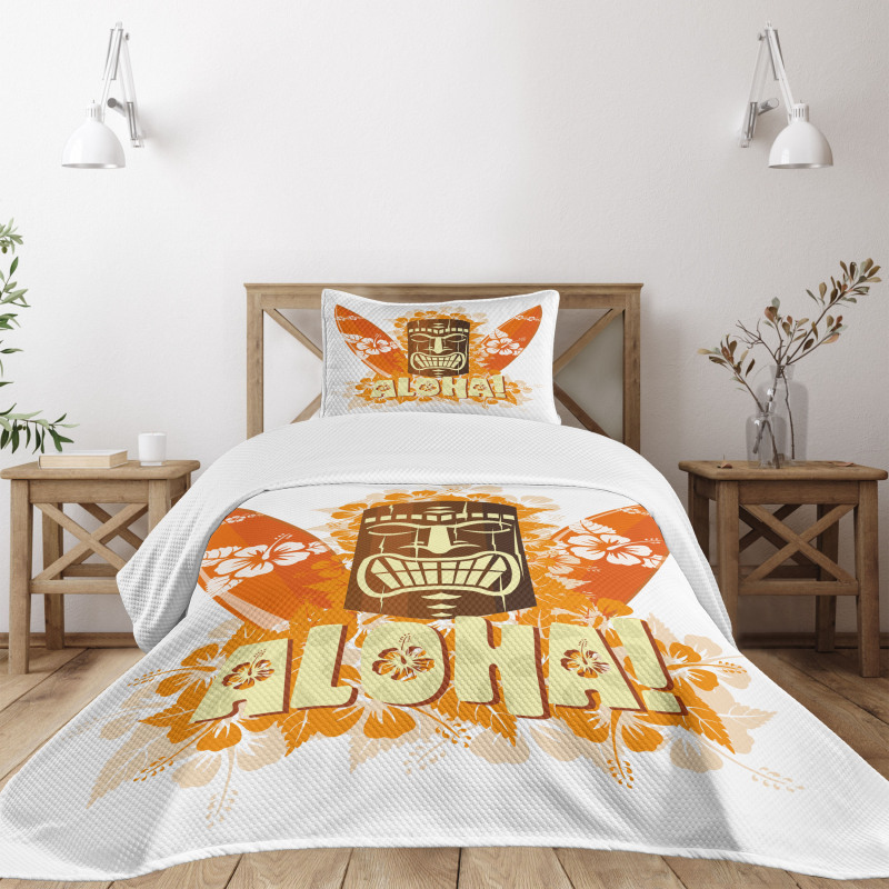 Hibiscus Flora Bedspread Set