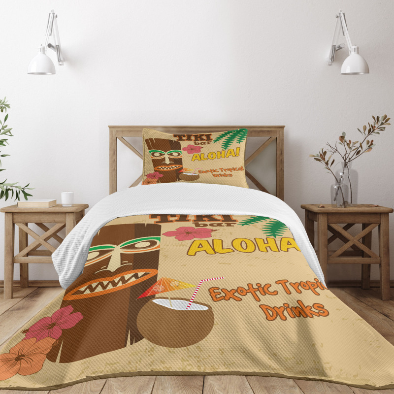 Old Drink Bedspread Set