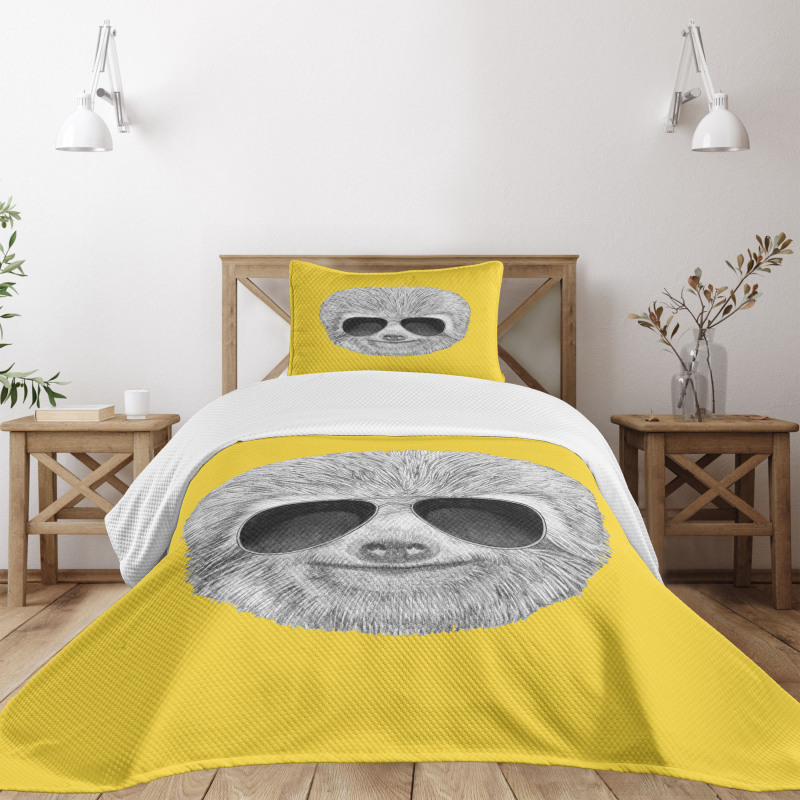 Hipster Jungle Animal Bedspread Set