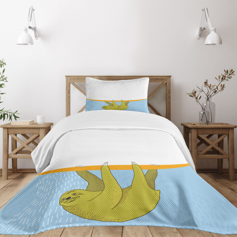 Underwater Wildlife Fauna Bedspread Set