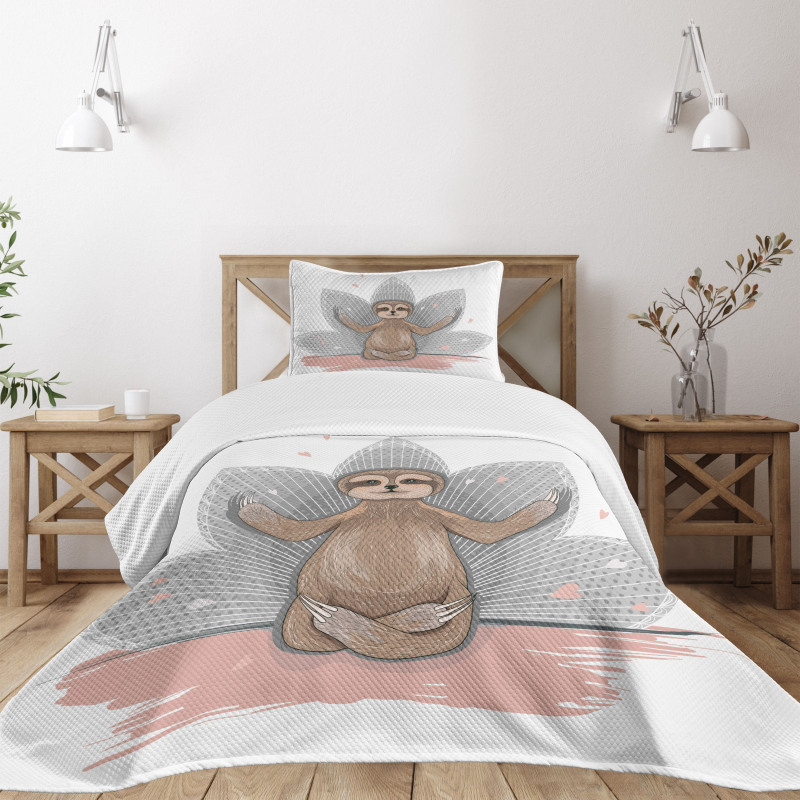 Little Sloth Meditation Bedspread Set