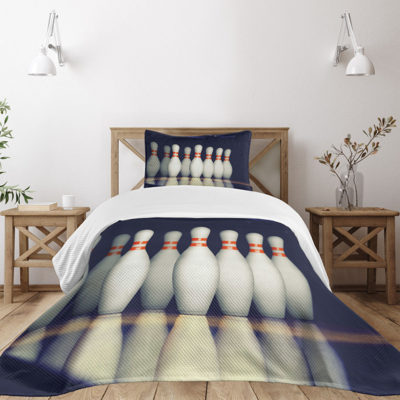 Pins on Alley Bedspread Set