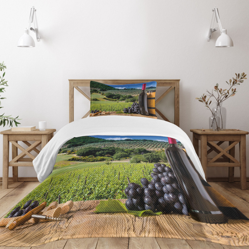 Idyllic Tuscany Country Bedspread Set