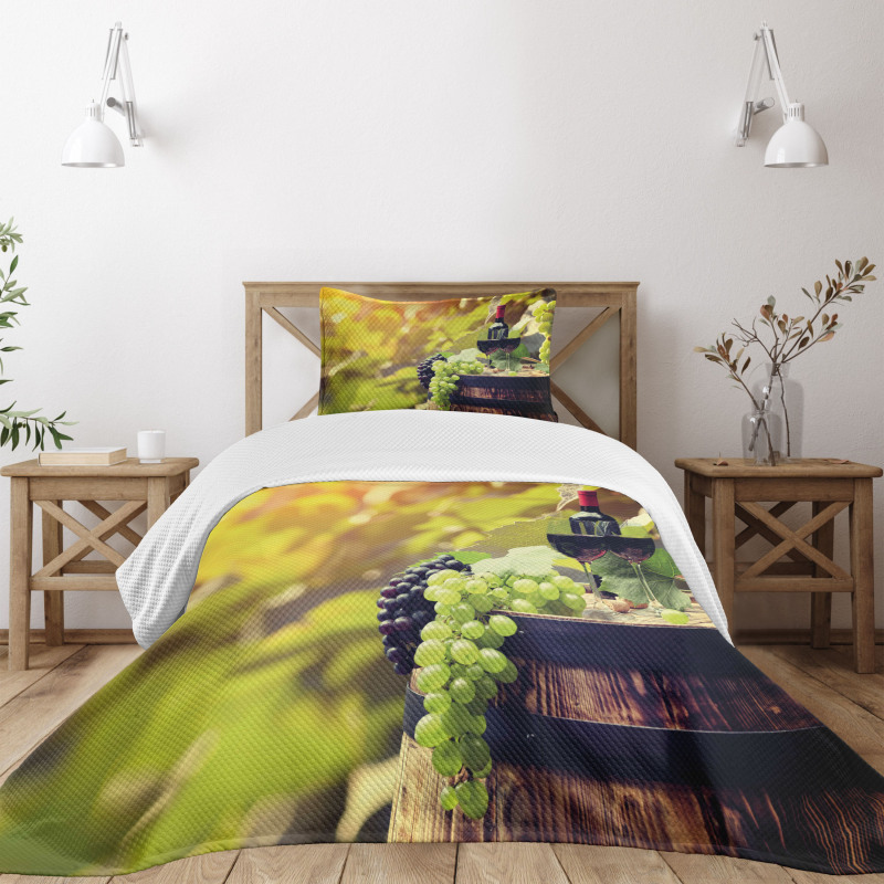 Agriculture Country Drink Bedspread Set