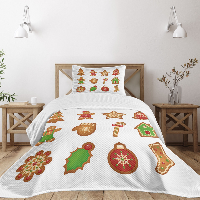 Various Cookies Bedspread Set