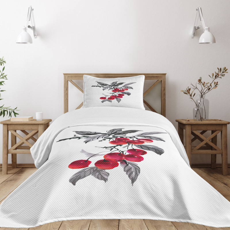 Branch of Rowan Artwork Bedspread Set