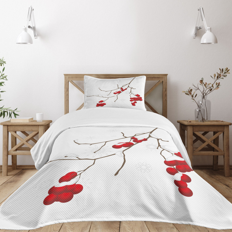 Plant with Snow Bedspread Set