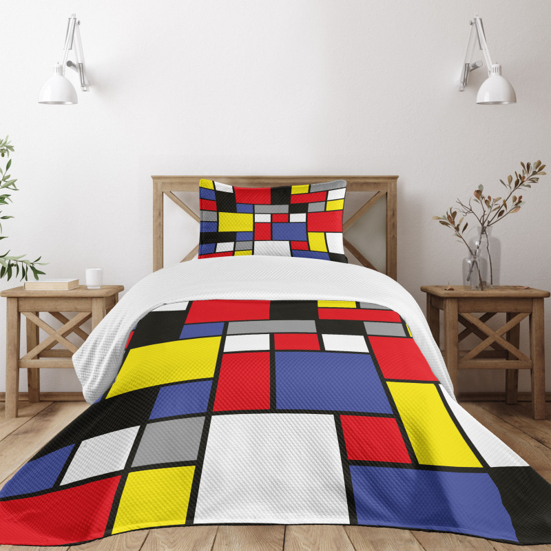 Colorful Pop Design Bedspread Set