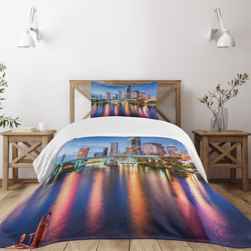 Hillsborough River USA Bedspread Set