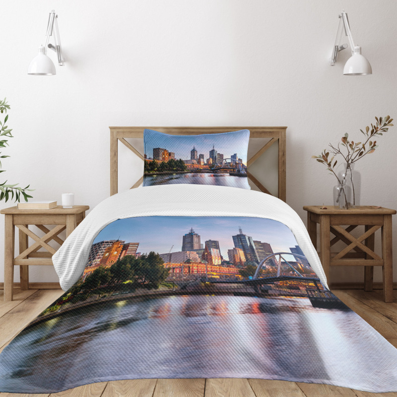 Morning Australia River Bedspread Set