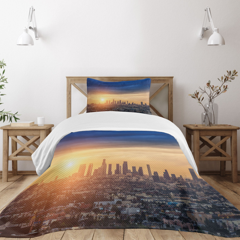 Sunrise at Los Angeles Bedspread Set