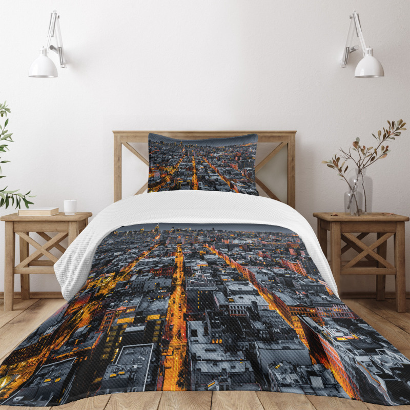 Avenues to Midtown NYC Bedspread Set