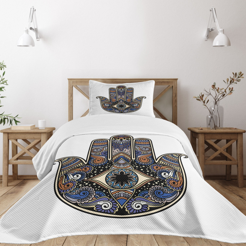 Bohemian Vintage Doodle Bedspread Set