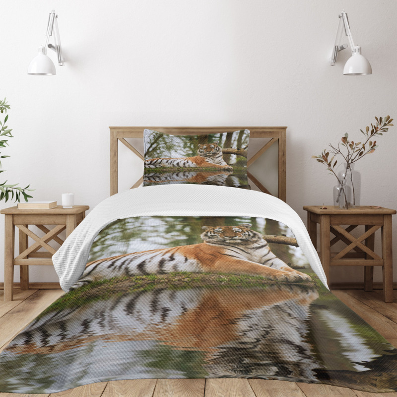 Siberian Mammal Warm Day Bedspread Set