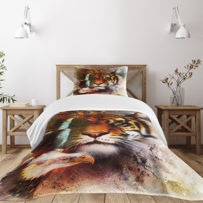 Nature Wildlife Bedspread Set