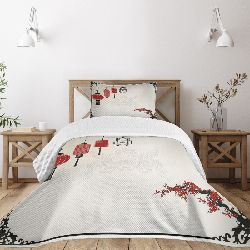 Minimalist New Year Bedspread Set