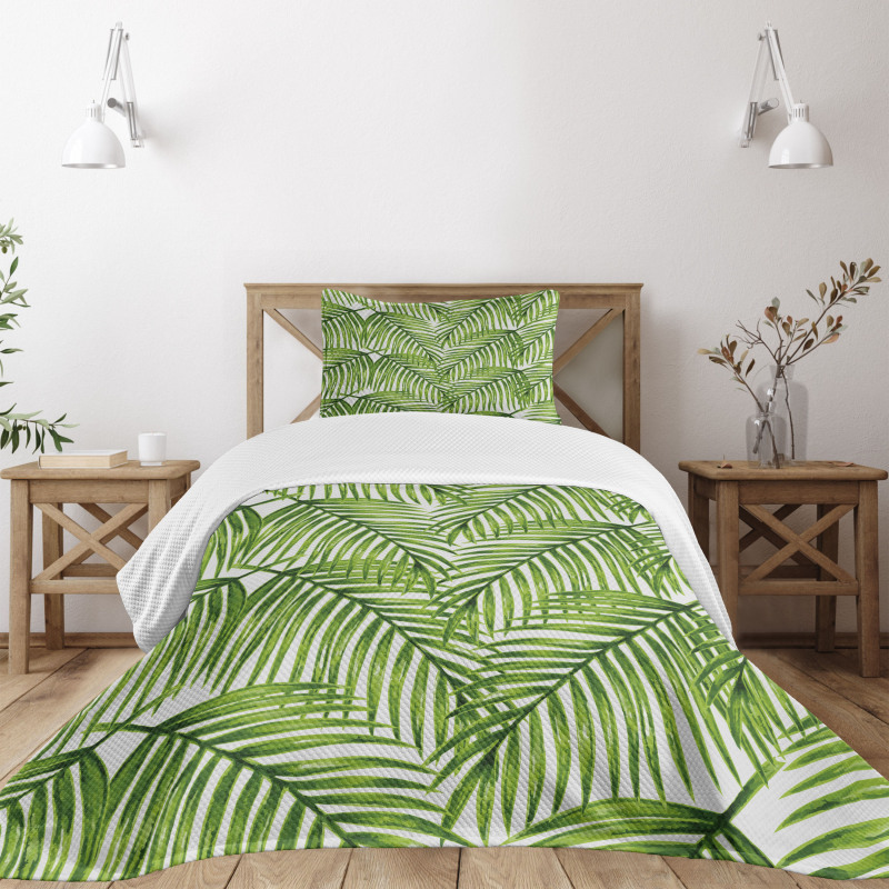 Exotic Setting Branches Bedspread Set