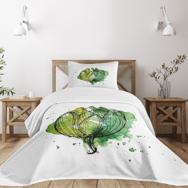 Abstract Cardunculus Bedspread Set