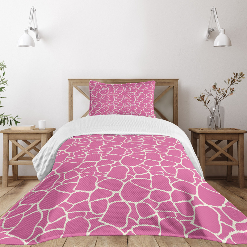 Abstract Giraffe Skin Bedspread Set