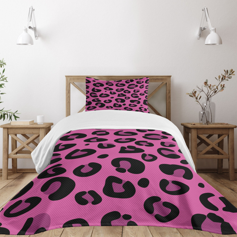 Leopard Animal Skin Bedspread Set