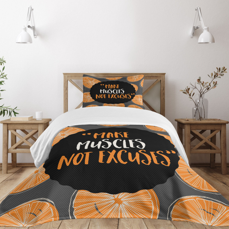 Make Muscles Bedspread Set