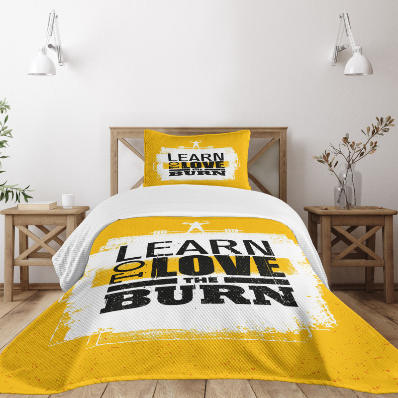 Love the Burn Grungy Bedspread Set