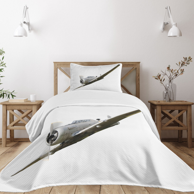 Retro Aircraft Bedspread Set