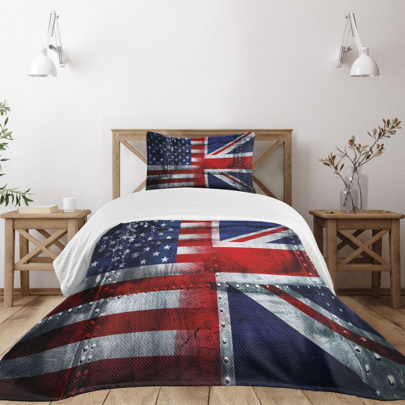 Alliance UK and USA Bedspread Set