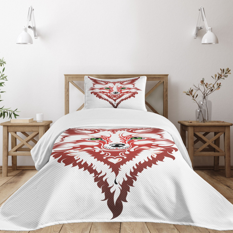 Patterned Animal Bedspread Set