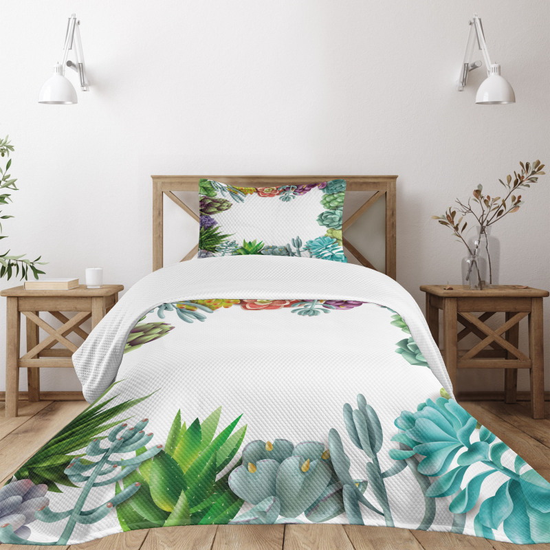 Garden Tropical Nature Bedspread Set