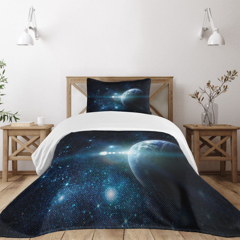 Mysterious Outer Space Bedspread Set