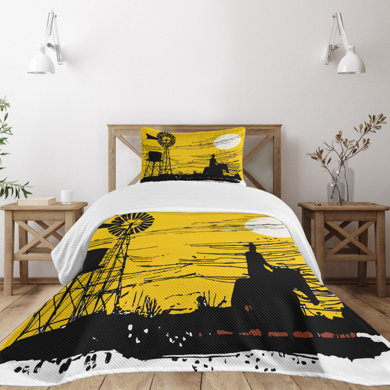 Australia Sunset View Bedspread Set