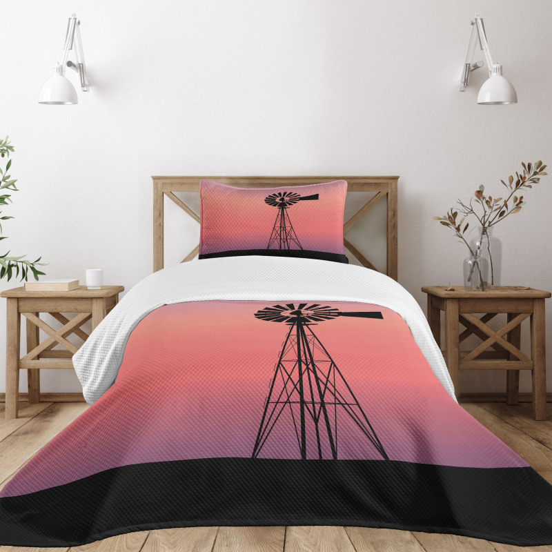 Dreamy Western Sunset Bedspread Set