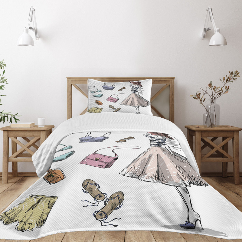 Summer Theme Bedspread Set